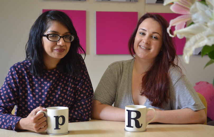 Anisha Mistry and Rebekha White at Approach PR, award winning agency from Ilkley, West Yorkshire